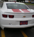 chevrolet camaro 2010 white coupe ss gasoline 8 cylinders rear wheel drive 6 speed manual 13502