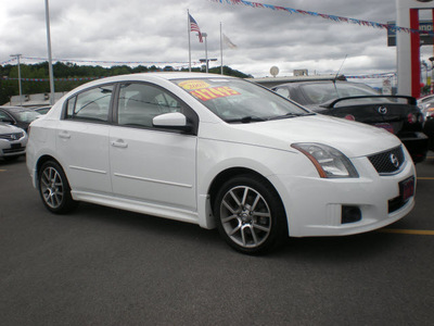 nissan sentra 2008 white sedan se r gasoline 4 cylinders front wheel drive automatic 13502