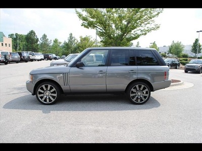 land rover range rover 2008 dk  gray suv hse gasoline 8 cylinders 4 wheel drive shiftable automatic 27511