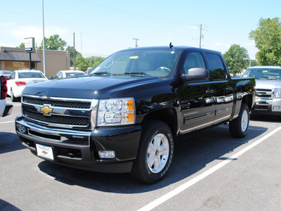 chevrolet silverado 1500 2011 black lt flex fuel 8 cylinders 4 wheel drive automatic 27591