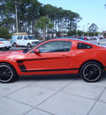 ford mustang 2012 orange coupe boss 302 gasoline 8 cylinders rear wheel drive 6 speed manual 32401