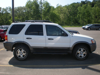 ford escape 2004 white suv xlt gasoline 6 cylinders 4 wheel drive automatic with overdrive 13502