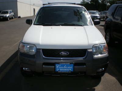 ford escape 2004 white suv xlt gasoline 6 cylinders 4 wheel drive automatic with overdrive 13502