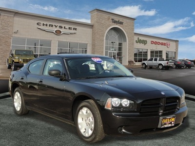 dodge charger 2007 black sedan base gasoline 6 cylinders rear wheel drive automatic 60915