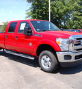 ford f 350 super duty 2011 red biodiesel 8 cylinders 4 wheel drive shiftable automatic 46168