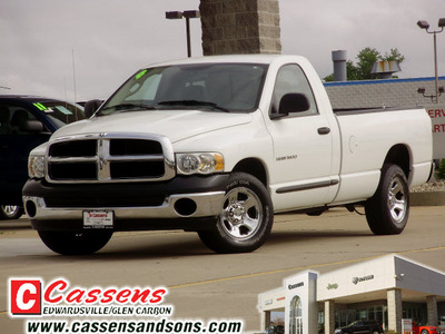 dodge ram 1500 2004 white pickup truck gasoline 8 cylinders rear wheel drive automatic 62034