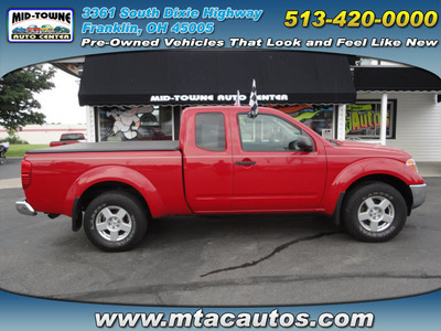 nissan frontier 2006 red le 4x4 gasoline 6 cylinders 4 wheel drive automatic 45005