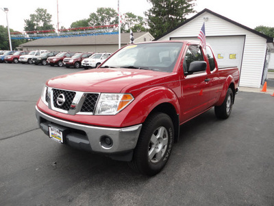 nissan frontier 2006 red le 4x4 gasoline 6 cylinders 4 wheel drive automatic 45005