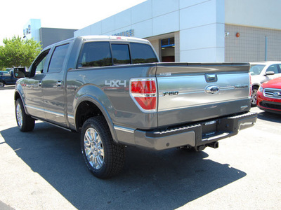 ford f 150 2011 gray platinum flex fuel 8 cylinders 4 wheel drive automatic 46168