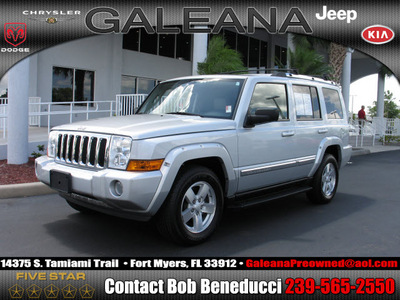 jeep commander 2007 silver suv limited gasoline 8 cylinders rear wheel drive automatic 33912