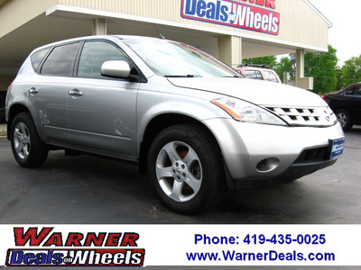 nissan murano 2005 silver suv s awd gasoline 6 cylinders all whee drive automatic 45840