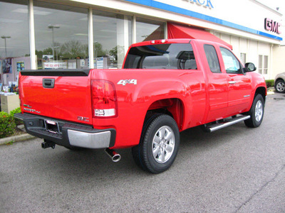 gmc sierra 1500 2011 red sle flex fuel 8 cylinders 4 wheel drive automatic 45840