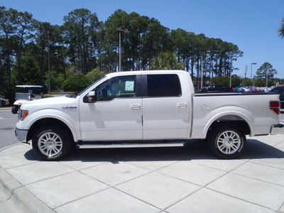ford f 150 2011 white lariat flex fuel 8 cylinders 2 wheel drive automatic 32401