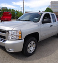 chevrolet silverado 1500 2011 silver pickup truck lt flex fuel 8 cylinders 2 wheel drive automatic 60007