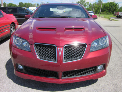 pontiac g8 2009 red sedan gasoline 6 cylinders rear wheel drive autostick 62863