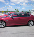 pontiac g8 2009 red sedan gasoline 6 cylinders rear wheel drive autostick 62863