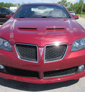 pontiac g8 2009 red sedan gasoline 6 cylinders rear wheel drive autostick 62863