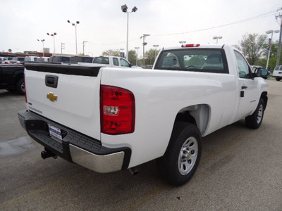 chevrolet silverado 1500 2011 white work truck flex fuel 8 cylinders 2 wheel drive automatic 60007