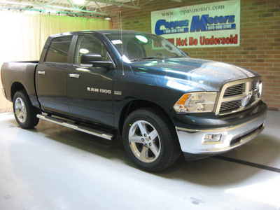 ram ram pickup 1500 2011 hunter green big horn gasoline 8 cylinders 4 wheel drive automatic 44883