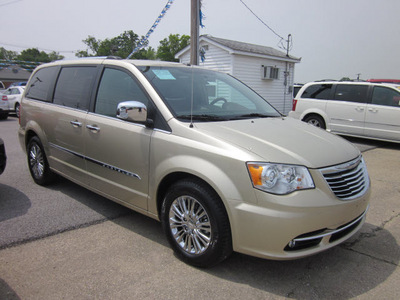 chrysler town and country 2011 gold van limited stow n go flex fuel 6 cylinders front wheel drive automatic 62863