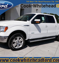 ford f 150 2011 white lariat gasoline 6 cylinders 4 wheel drive automatic with overdrive 32401