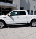 ford f 150 2011 white lariat gasoline 6 cylinders 4 wheel drive automatic with overdrive 32401
