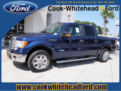 ford f 150 2011 blue xlt gasoline 6 cylinders 2 wheel drive automatic with overdrive 32401