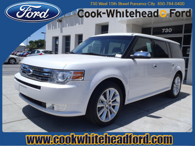 ford flex 2011 white limited gasoline 6 cylinders front wheel drive automatic 32401