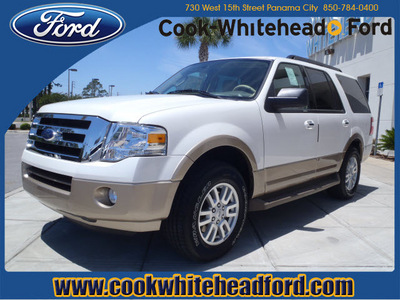 ford expedition 2011 white suv xlt flex fuel 8 cylinders 2 wheel drive automatic 32401