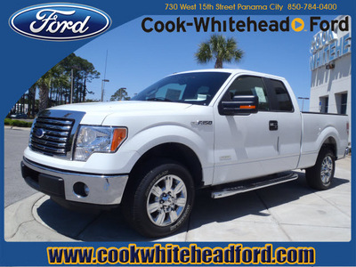 ford f 150 2011 white xlt gasoline 6 cylinders 2 wheel drive automatic 32401