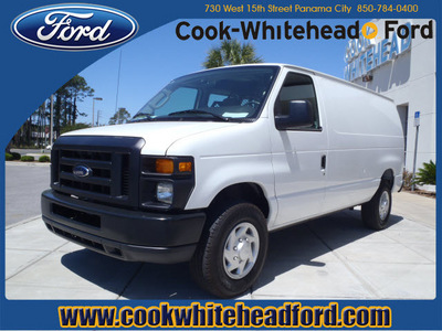 ford econoline cargo 2011 white van e 250 flex fuel 8 cylinders rear wheel drive automatic 32401