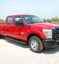 ford f 250 super duty 2011 red xl biodiesel 8 cylinders 2 wheel drive shiftable automatic 46168