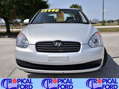 hyundai accent 2010 silver sedan gasoline 4 cylinders front wheel drive automatic 32837