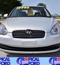 hyundai accent 2010 silver sedan gasoline 4 cylinders front wheel drive automatic 32837