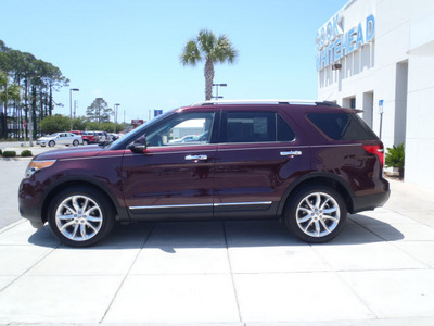 ford explorer 2011 maroon suv limited gasoline 6 cylinders front wheel drive automatic 32401