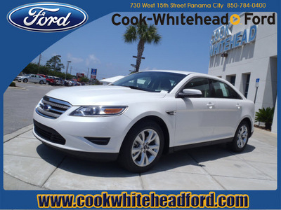 ford taurus 2011 white sedan sel gasoline 6 cylinders front wheel drive automatic 32401