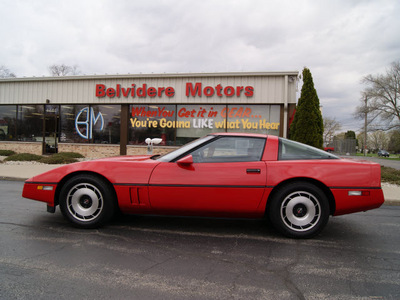 chevrolet corvette 1984 red gasoline v8 rear wheel drive automatic 61008