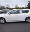 mazda mazda3 2008 white hatchback s touring gasoline 4 cylinders front wheel drive automatic 98371