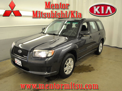 subaru forester 2008 dk  gray suv sports x gasoline 4 cylinders all whee drive automatic 44060