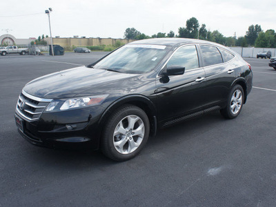 honda accord crosstour 2010 black wagon ex l gasoline 6 cylinders all whee drive 5 speed automatic 47129