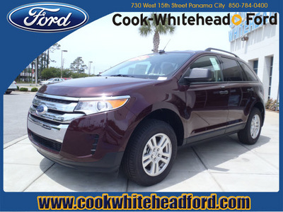 ford edge 2011 maroon se gasoline 6 cylinders front wheel drive automatic 32401