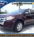ford edge 2011 maroon se gasoline 6 cylinders front wheel drive automatic 32401