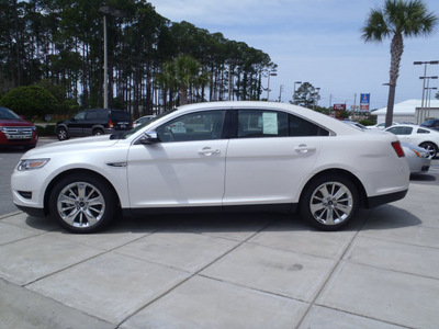 ford taurus 2011 white sedan limited gasoline 6 cylinders front wheel drive automatic 32401