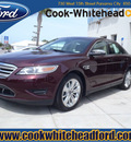 ford taurus 2011 maroon sedan limited gasoline 6 cylinders front wheel drive automatic 32401