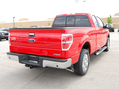 ford f 150 2011 red pickup truck xlt flex fuel 6 cylinders 2 wheel drive 6 speed automatic 46168