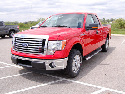 ford f 150 2011 red pickup truck xlt flex fuel 6 cylinders 2 wheel drive 6 speed automatic 46168