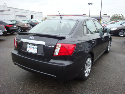 subaru impreza 2008 black sedan gasoline 4 cylinders all whee drive automatic 45324