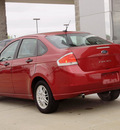 ford focus 2010 red sedan se gasoline 4 cylinders front wheel drive automatic 62034