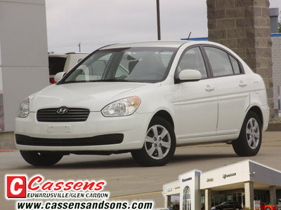 hyundai accent 2010 white sedan gls gasoline 4 cylinders front wheel drive automatic 62034