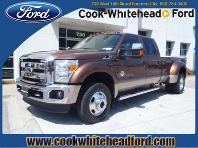 ford f 450 super duty 2011 brown lariat biodiesel 8 cylinders 4 wheel drive automatic 32401